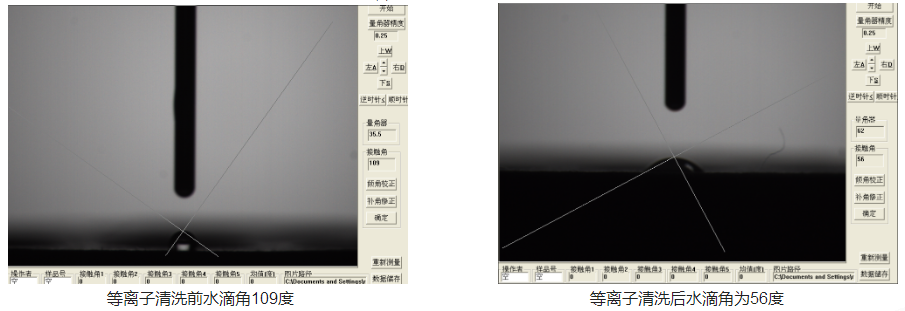 图3-91香蕉APP污官方网站下载91香蕉视频黄版下载机处理的军工连接器底座水滴角变化